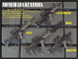 L86 A2, L85 A2 CARBINE, L85 A2, Broń, L85 A2 AFV